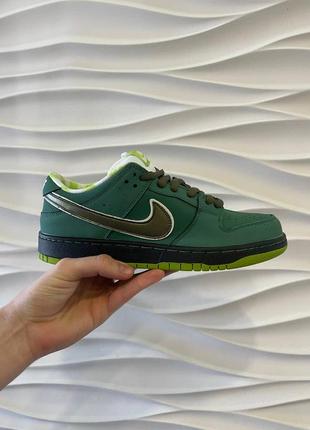 Nike sb dunk green lobster2 фото