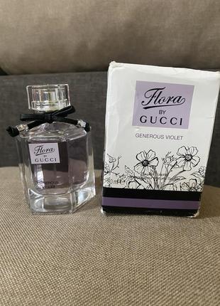 Gucci flora by gucci generous violet туалетна вода 50 мл, оригінал