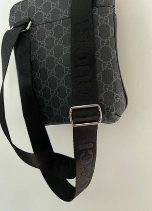 Сумка борсетка в стиле gucci man bag grey8 фото