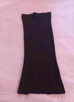 В'язана довга спідниця