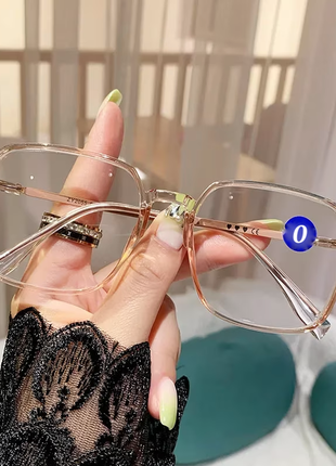 Прозорі іміджеві окуляри антиблікові2 фото