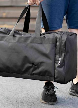 Міцна дорожня спортивна сумка pum bid для подорожей і тренувань чорний oxford об'ємом 60 л8 фото