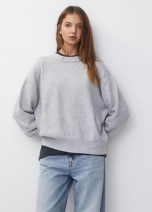 М'який в'язаний светр оверсайз pull&bear  7555338