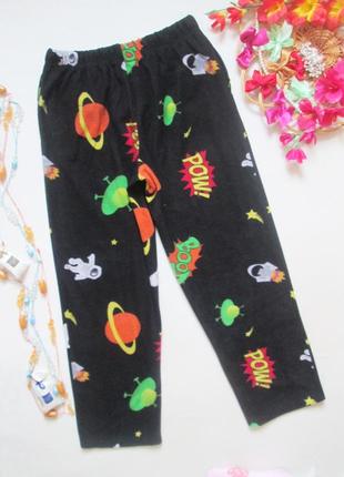 Суперовые теплые флисовые домашние штаны с забавным принтом tomfranks 💜🌹💜3 фото