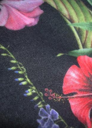 Свитшот женский asos принт листья размер 44 s кофта толстовка свитерок черный  свитшот унисекс5 фото
