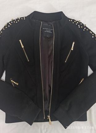 Стенная короткая кашемировая куртка на подкладке mabness national couture3 фото