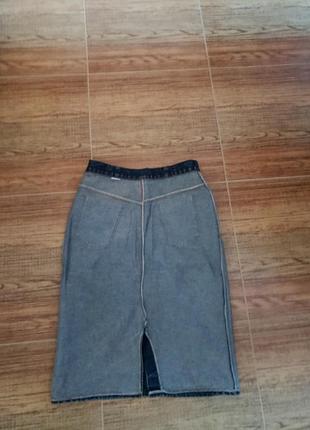 Женская джинсовая юбка xxl; 50 размер3 фото