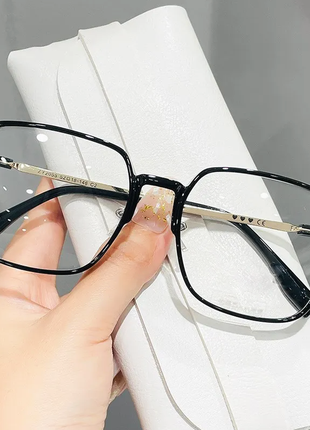 Прозорі іміджеві окуляри антиблікові1 фото