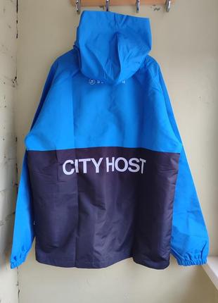 Куртка с капюшоном от бренда scimitar из водоотталкивающей плотной ткани на подкладке дождевик ветровка2 фото