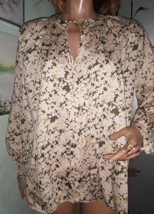 Сатиновая блуза из органического хлопка hessnatur5 фото