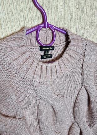 Нежный, красивый объемный свитер massimo dutti, оригинал5 фото