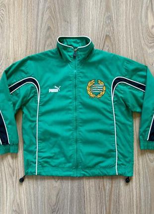 Подростковая спортивная кофта винтажная олимпийка puma hammarby if fotboll