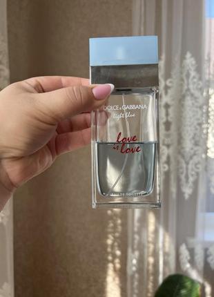 Dolce &amp; gabbana light blue love is love pour femme туалетная вода