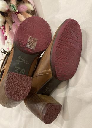 Кожаные ботиночки в стиле zara8 фото