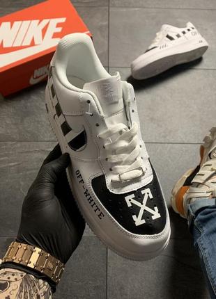 Кроссовки найт форс офф вайт белые nike JAMES off-white white, кроссовки мужское найк офф вайт2 фото