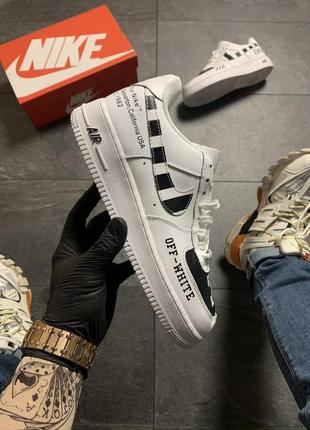 Кросівки найк форс офф вайт білі nike off-white white, кроссовки мужские найк офф вайт