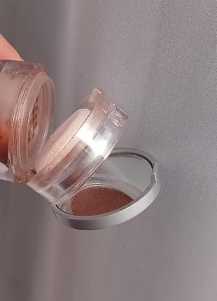 Двойные тени для век, рассыпчатые+твердые тени для век, тени с зеркалом, перламутровые...