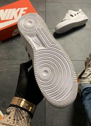 Кроссовки найт форс офф вайт белые nike JAMES off-white white, кроссовки мужское найк офф вайт6 фото