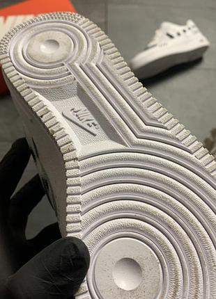 Кроссовки найт форс офф вайт белые nike JAMES off-white white, кроссовки мужское найк офф вайт10 фото