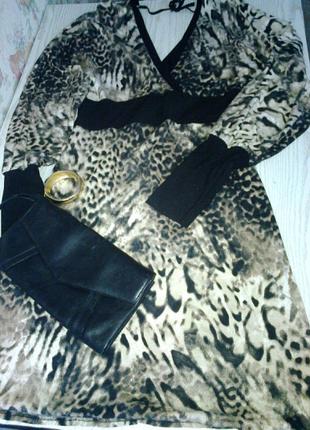#леопардове, трикотажне плаття