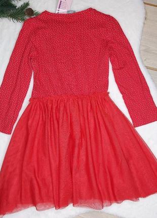 Новогоднее платье 110см 4-5роков новогоднее красное платье3 фото