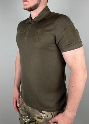 Поло ultimatum олива,футболка поло coollpass влагоотводная, футболка кулпаc мужская олива