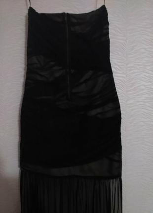 Черное короткое платье3 фото