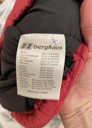 Berghaus 600  женская пуховая жилетка/безрукавка7 фото