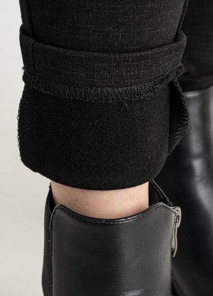Зимние джегинсы, джинсы с поясом на резинке женские на флисе, есть большие размеры bszz5 фото