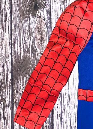 Новогодний костюм spidermen с маской для мальчика 6-7 лет, 116-122 см5 фото