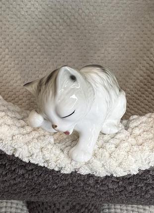 Паренчатая статуэтка кот коллекция "cats of character"2 фото