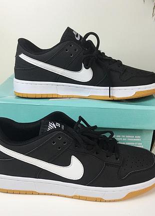 Кросівки кеди nike dunk low sb black gum