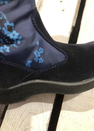 Чоботи сапоги зимові для дівчинок romica німеччина сині 34,35,36,37,5