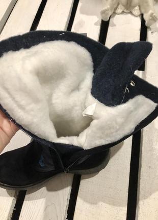 Чоботи сапоги зимові для дівчинок romica німеччина сині 34,35,36,37,5