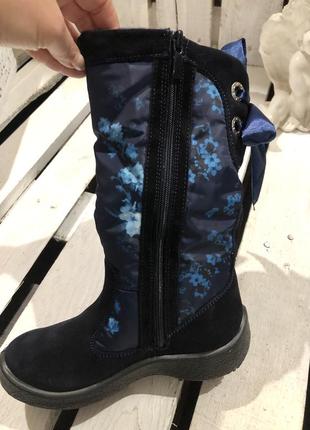 Чоботи сапоги зимові для дівчинок romica німеччина сині 34,35,36,37,5