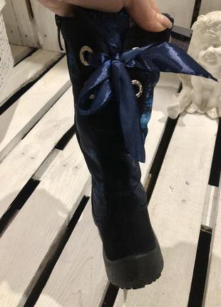 Чоботи сапоги зимові для дівчинок romica німеччина сині 34,35,36,37,5