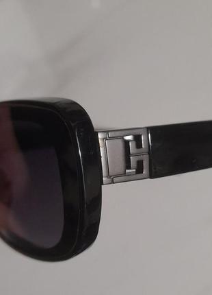 Очки солнцезащитные uv400 черные трендовые, модные2 фото