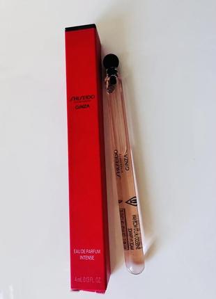 Парфумована вода shiseido ginza intense, 4 мл