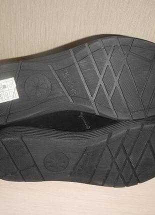 Зимние кожаные сапоги skechers р. 38(25,5 см)8 фото