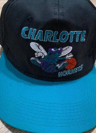 Кепка vintage charlotte hornets2 фото