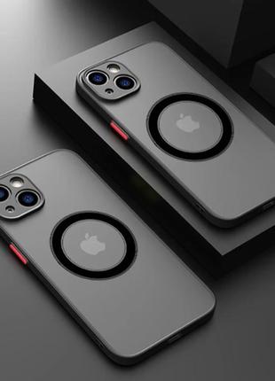 Прозрачный чехол на iphone 13 / черный чехол iphone 13