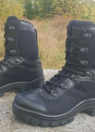 Тактические кожаные ботинки haix gore-tex