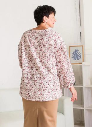 Женская шифоновая блуза.   размеры 48-564 фото