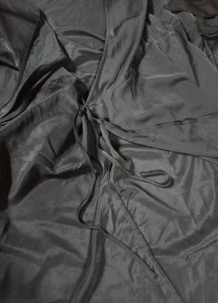 Шикарнючий пеньюар халат атлас.6 фото
