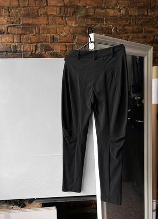 Marithe francois girbaud women's black premium pants женские, люксовые брюки, брюки3 фото