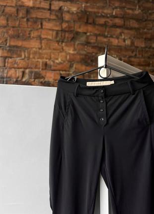 Marithe francois girbaud women's black premium pants женские, люксовые брюки, брюки2 фото