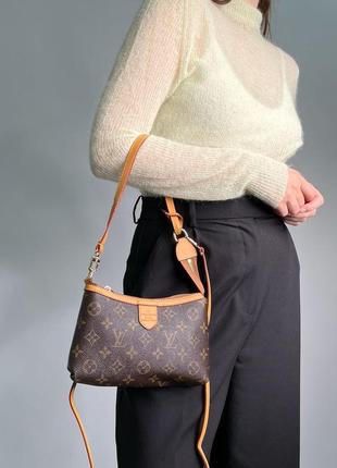 Жіноча сумка клатч на плече багет топ модель міні.  louis vuitton mini