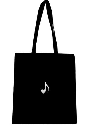 Еко сумка шопер шоппер "нота , мелодія "
