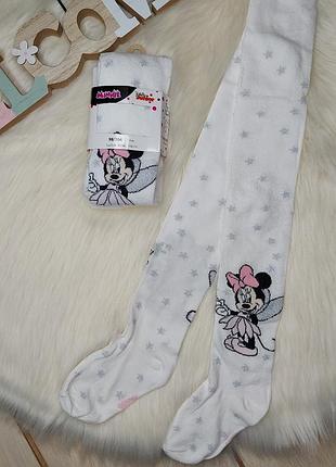 Новые колготы на девочку 3-4роки 98-104см disney minnie mause 122-128см 6роков