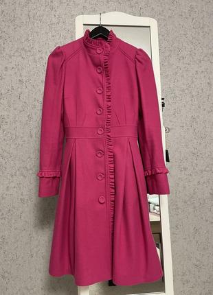 Пальто розовое в ретро стиле 50-х5 фото